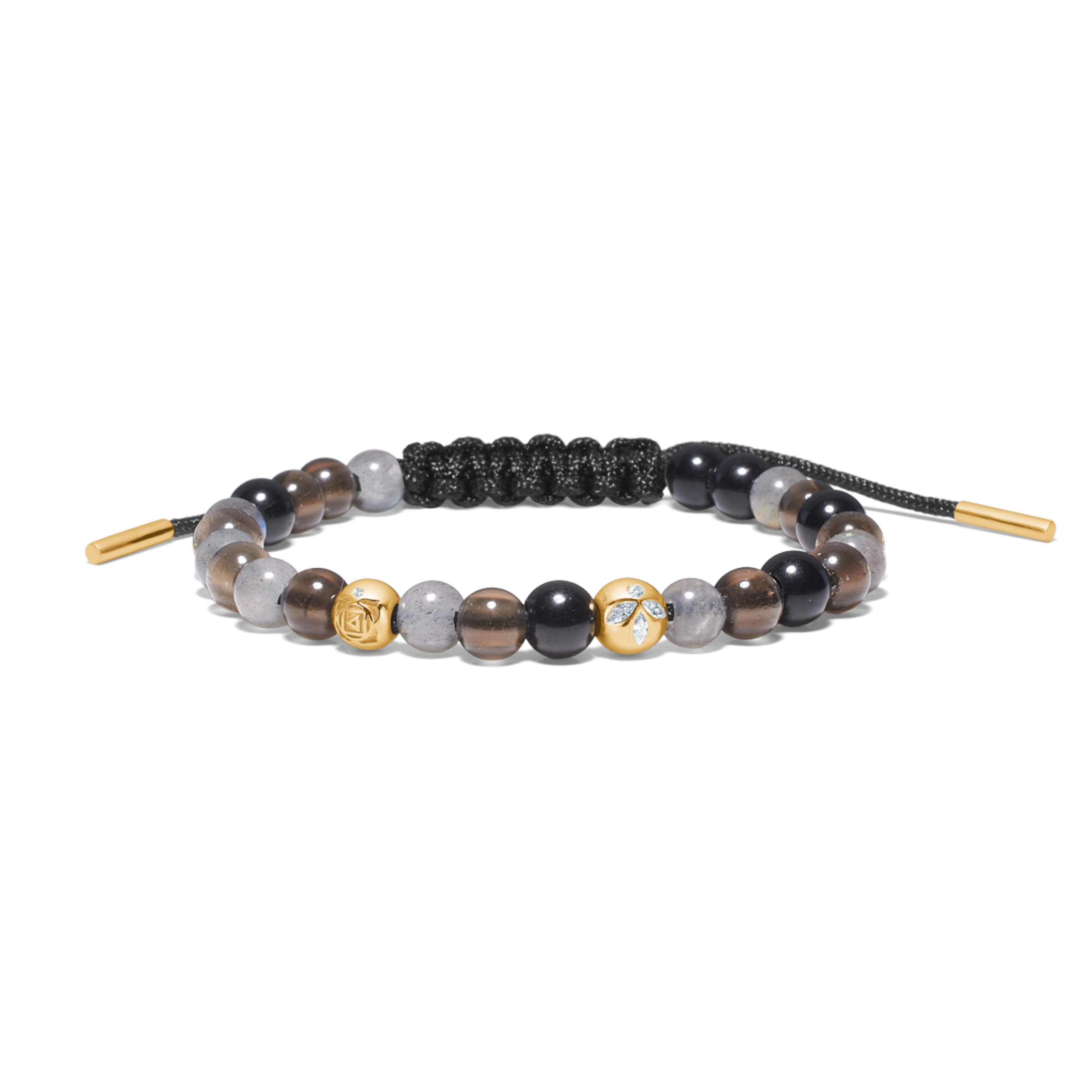 Inner Peace Rotchakra Diamant armbånd – 18kt Gult Gull