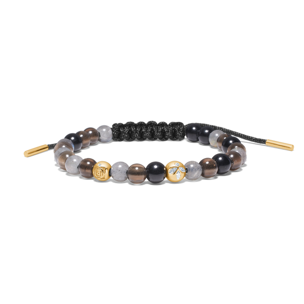 Inner Peace Rotchakra Diamant armbånd – 18kt Gult Gull